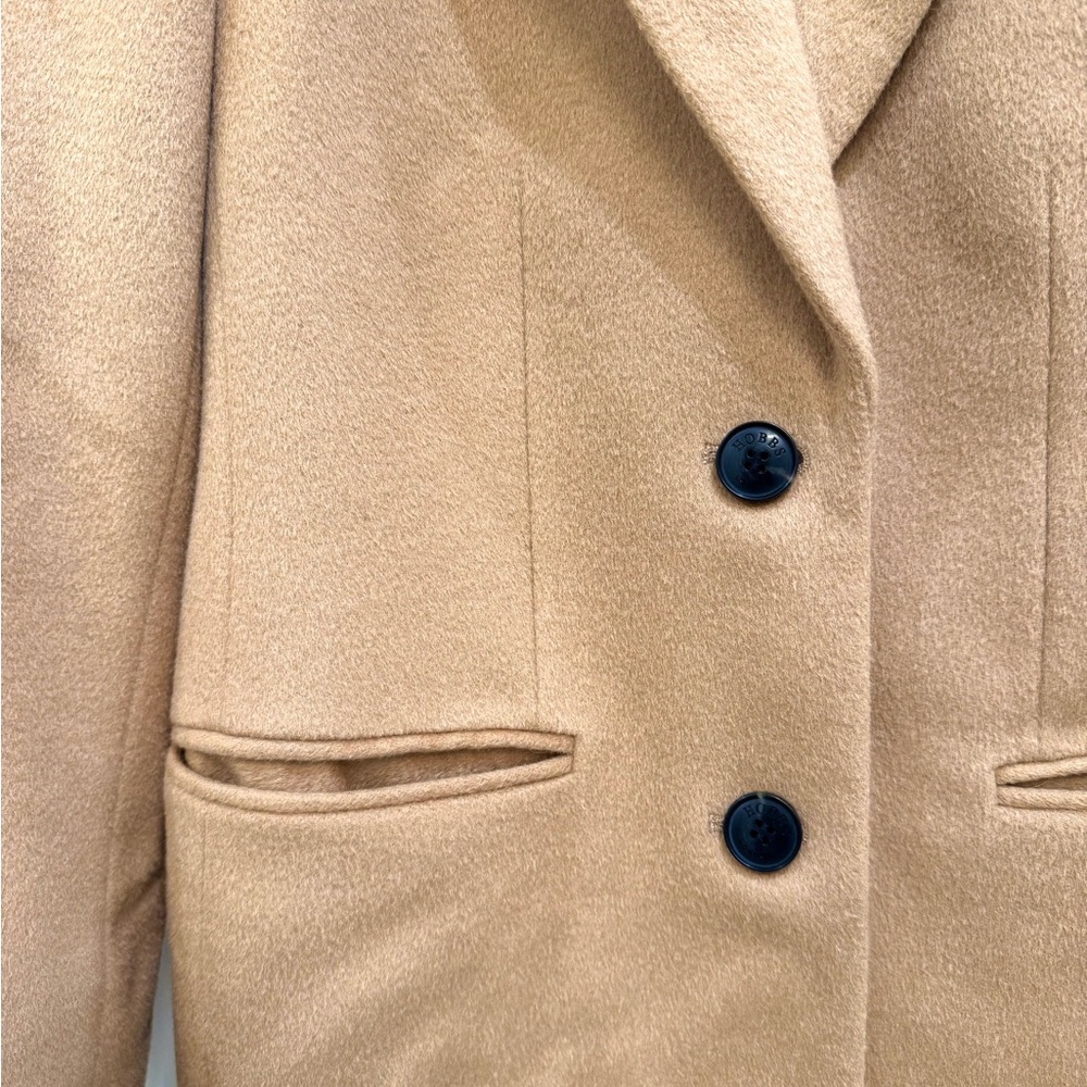 Hobbs London Tilda Wool Coat In Camel (Us 4/S) View 5